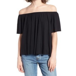 BP Black Off the Shoulder Top